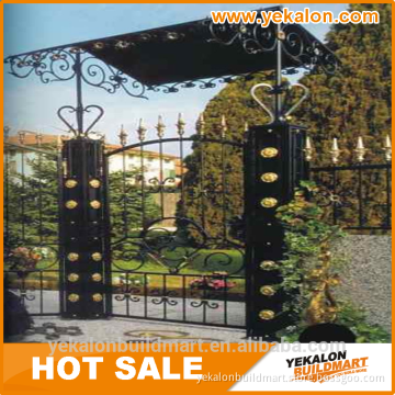 Cheap 2015 latest designs wrought iron fence for garden